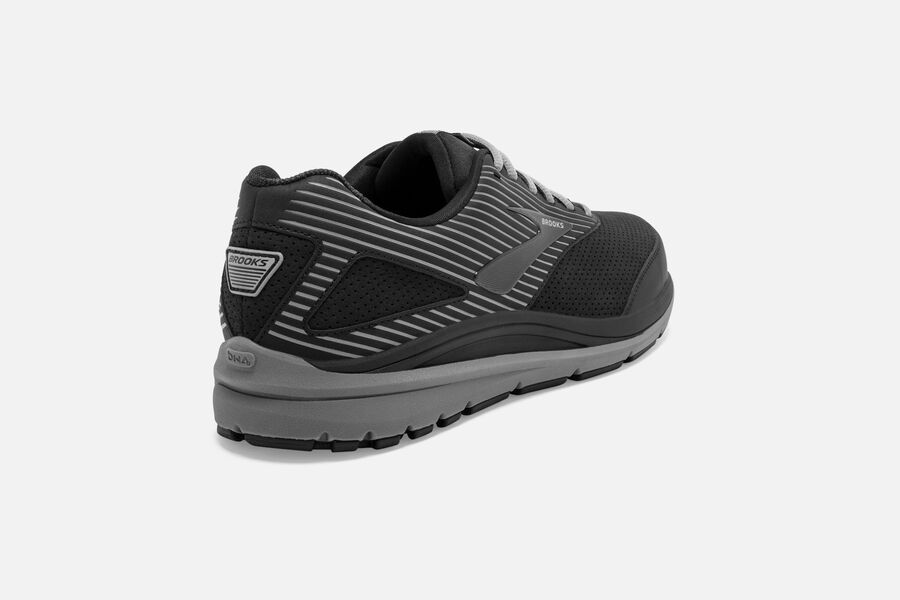 Brooks Addiction Walker Suede Running Shoes - Mens - Black - TH8273590